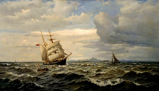 Oscar Kleineh - Maritime Landscape - A II 1349 - Finnish National Gallery