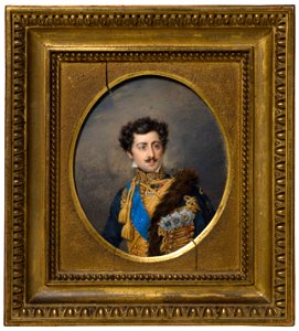Oscar I som kronprins (Lorentz Svensson Sparrgren) - Nationalmuseum - 41499