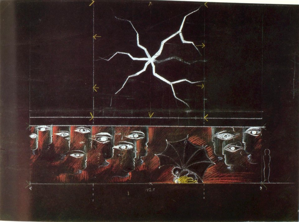 Oskar Schlemmer Die glückliche Hand 1. Bild 1930