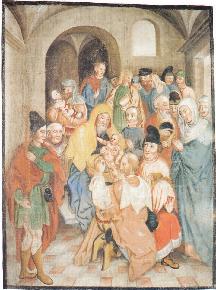 Oswalt Kreusel - Millstätter Fastentuch - Die Beschneidung Jesu