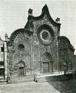 Ostuni facciata della cattedrale xilografia di Richard Brend'amour