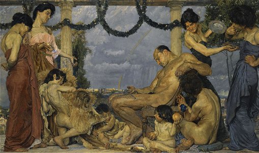 Otto Greiner - Herkules bei Omphale