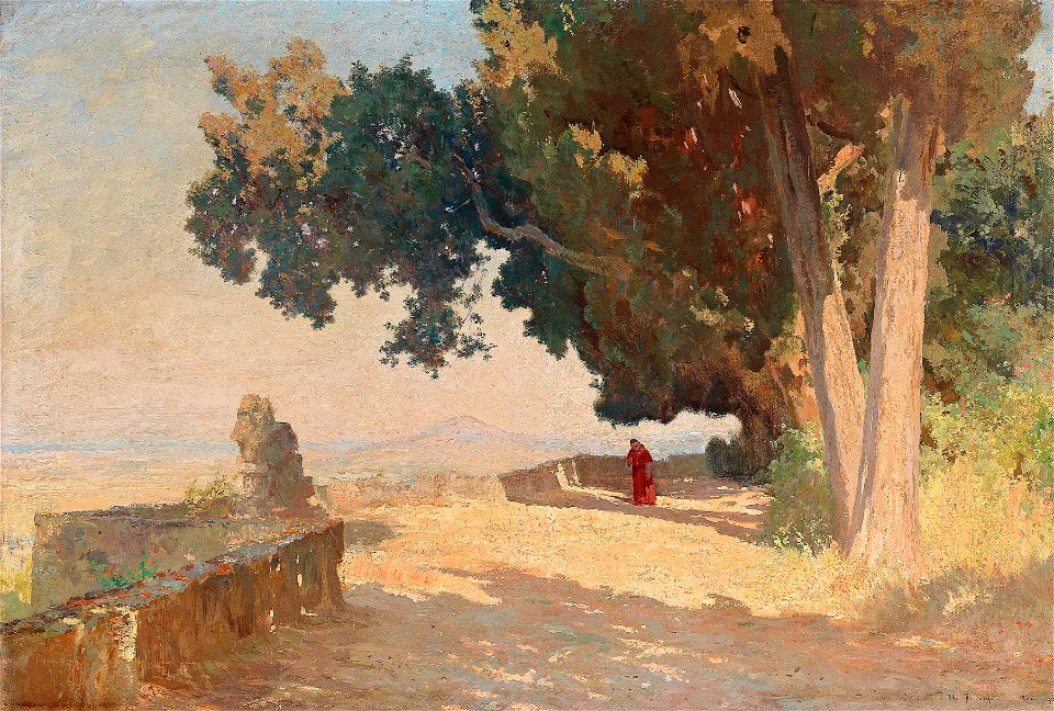 Othmar Brioschi Morgensonne Villa d'Este 1912