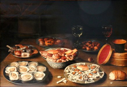 Osias Beert-Nature morte aux huitres