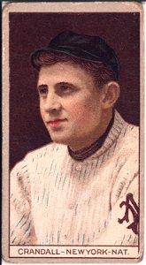 Otis Crandall, New York Giants, baseball card portrait LCCN2008677981