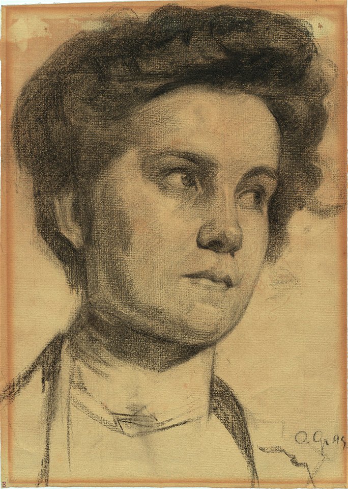 Otto Greiner Bildnis der Nannina Greiner