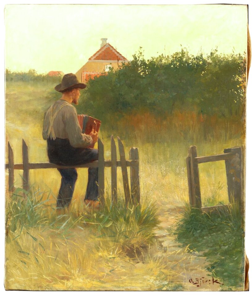 Oscar Björck - Summer Evening, Skagen - NM 7342 - Nationalmuseum