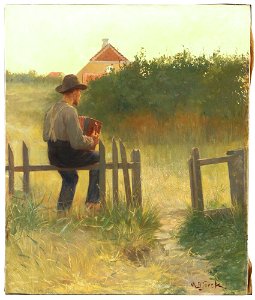 Oscar Björck - Summer Evening, Skagen - NM 7342 - Nationalmuseum