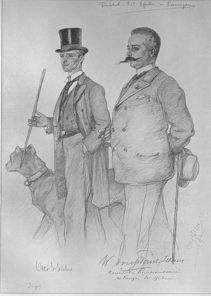 Otto E. Ehlers und W. v. St.Paul-Illaire (Allers)