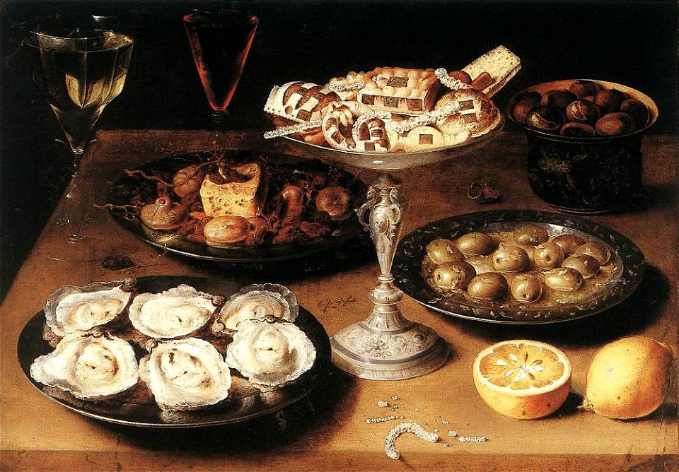 Osias Beert - Oysters 1610