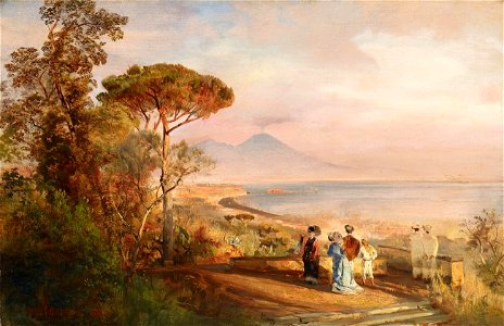 Oswald Achenbach - Golf von Neapel