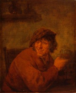Adriaen van Ostade - Drinkende boer - G 2381 - Staatliches Museum Schwerin