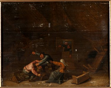 Fight between Gambling Peasants - Nationalmuseum - 17556