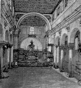 Otranto – Interno della Cattedrale (xilografia)