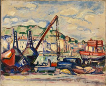 Othon Friesz - The Harbour in Honfleur - NG.M.00986 - National Museum of Art, Architecture and Design