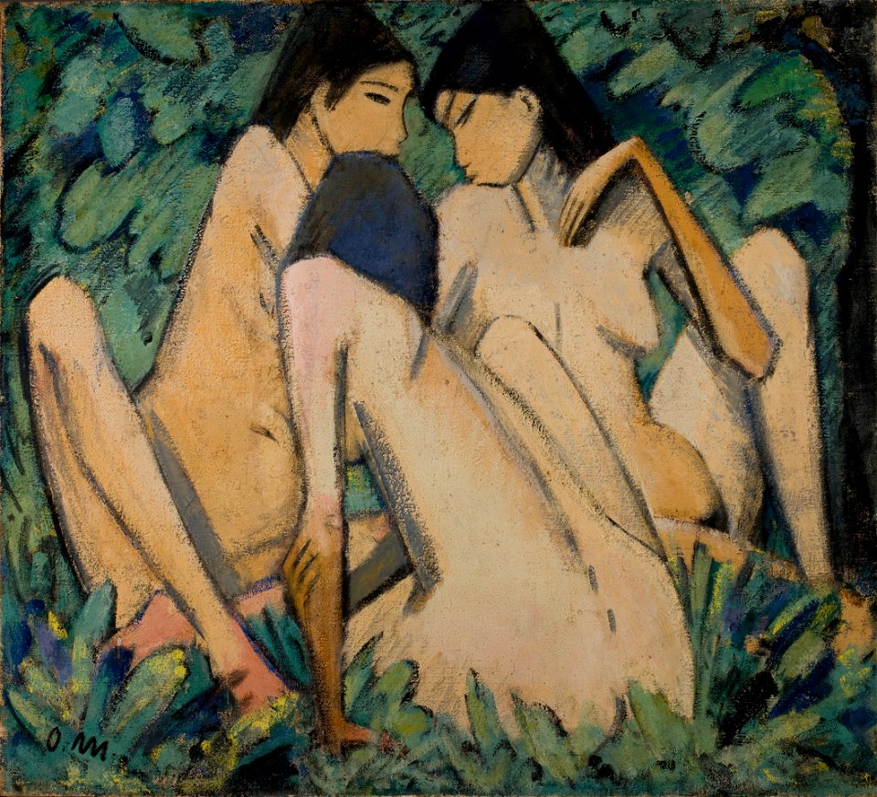 Otto Mueller - Three Women in a Wood - 916-1983 - Saint Louis Art Museum