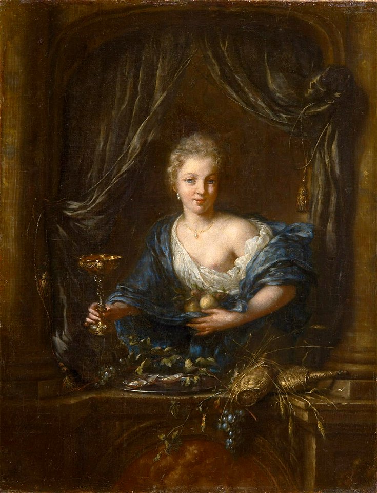 Ottmar Elliger d. J. - Mädchen mit Pokal am Fenster - GG 798 - Kunsthistorisches Museum