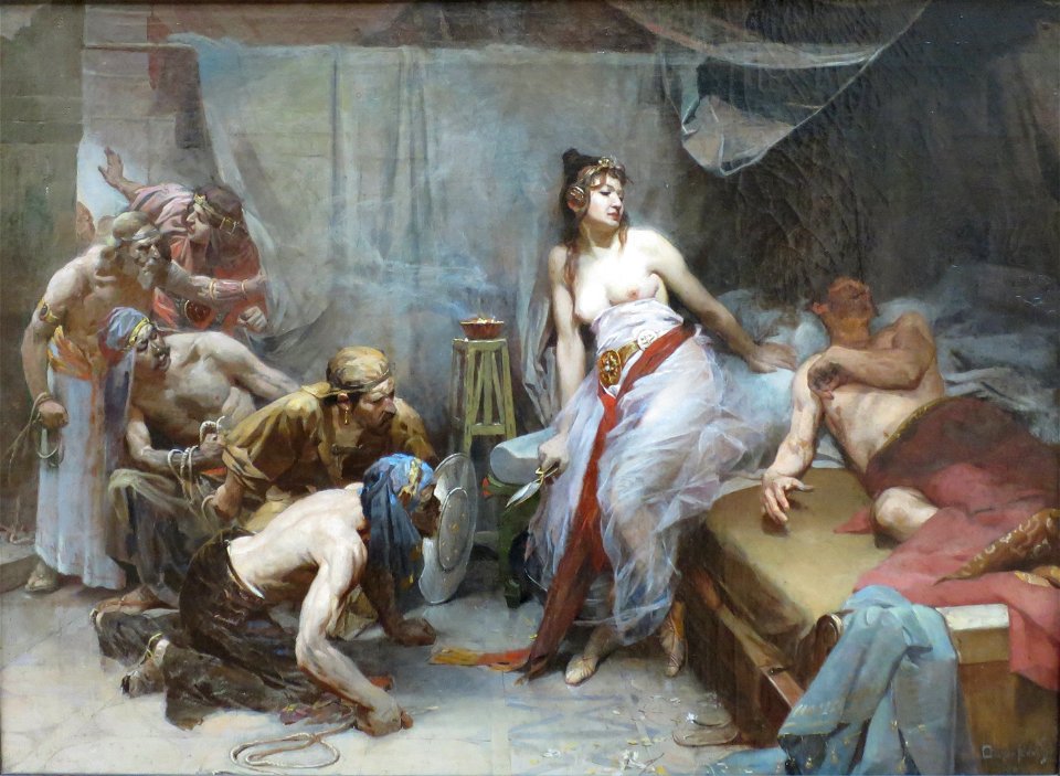 Oscar Pereira da Silva - Sansão e Dalila, 1893
