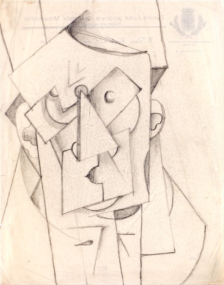 Otto Gutfreund - Cubist Composition – The Head - Google Art Project