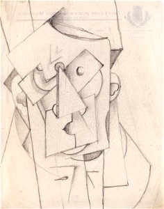 Otto Gutfreund - Cubist Composition – The Head - Google Art Project. Free illustration for personal and commercial use.