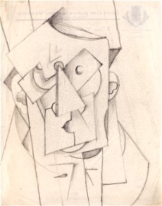 Otto Gutfreund - Cubist Composition – The Head - Google Art Project