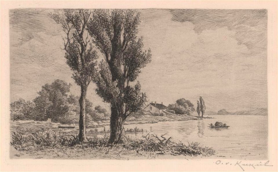 Oskar von Kukiel Fischer auf dem Bodensee