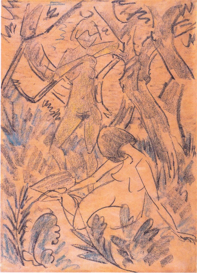 Otto Mueller - Zwei Mädchen im Wald - ca1925
