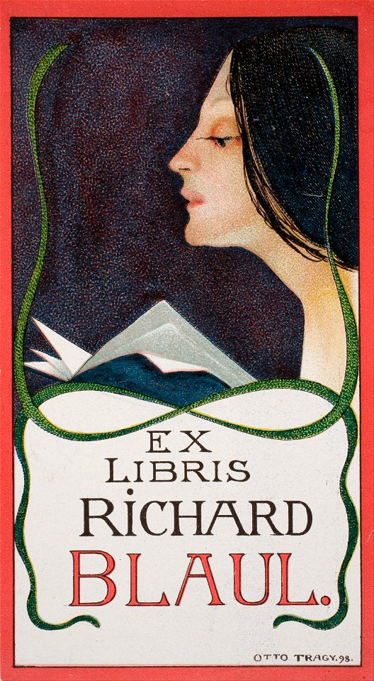 Otto Tragy - Book-plate of Richard Blaul - Google Art Project