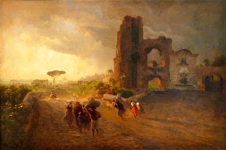 Oswald Achenbach-Paysage romain