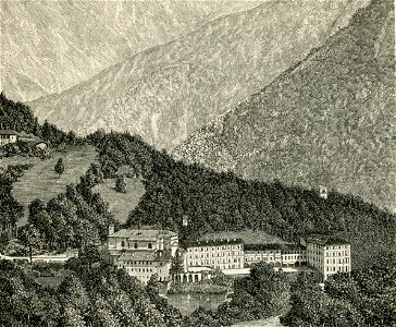 Ospizio e santuario di San Giovanni presso Campiglia Cervo xilografia