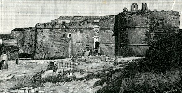 Otranto veduta del castello xilografia di Richard Brend'amour