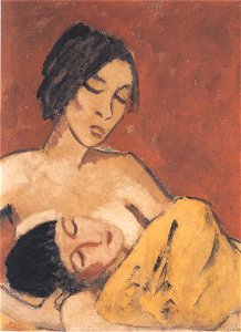 Otto Mueller - Mutter und Sohn - ca1919