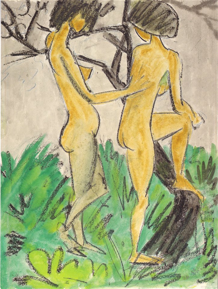 Otto Mueller - Zwei Akte im Freien, 1918-1923