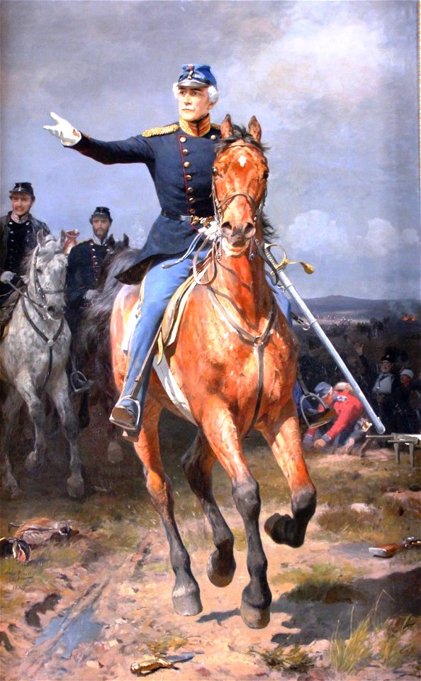 Otto Bache 1889 Generalleutnant Krohg ved Isted 25 juli 1850 IMG 5873