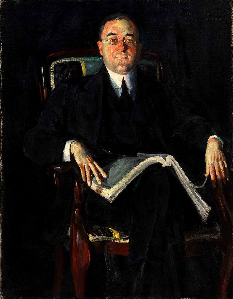 Ossip Perelma - Boris Alexandrovich Bakhmeteff, Russian Ambassador - 1917.10.1 - Smithsonian American Art Museum