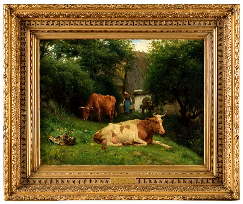 Otto Bache - Cows - NM 2985 - Nationalmuseum