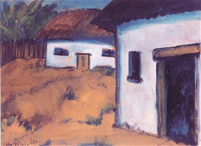 Otto Mueller - Zigeunerhütten - ca1928