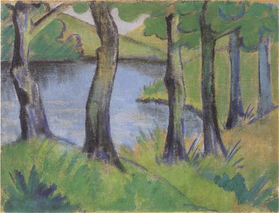 Otto Mueller - Waldsee - ca1919