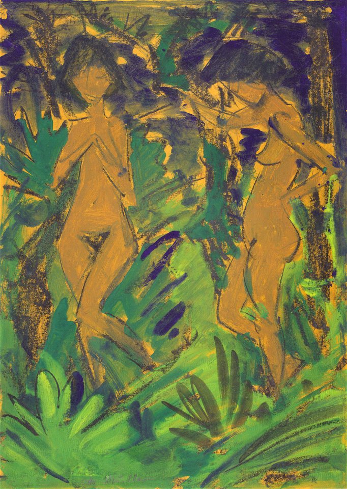 Otto Mueller - Zwei Akte im Freien, 1924-1927