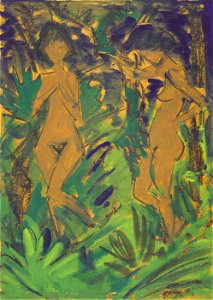 Otto Mueller - Zwei Akte im Freien, 1924-1927