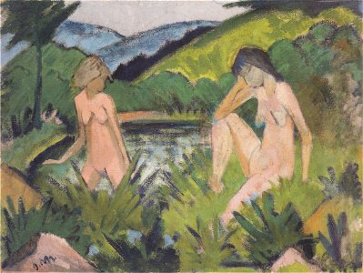 Otto Mueller - Zwei Akte am See - ca1929