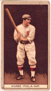 Otto Knabe, Philadelphia Phillies, baseball card portrait LCCN2008677997