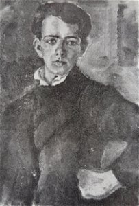 Otto Mattson självporträtt