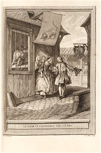 Oudry Le singe et le léopard