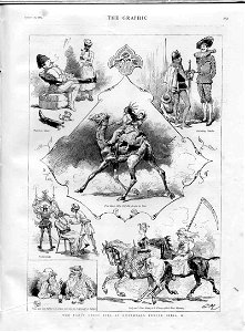 Our Fancy Dress Ball at Dharmshala, Punjab, India - The Graphic 1885