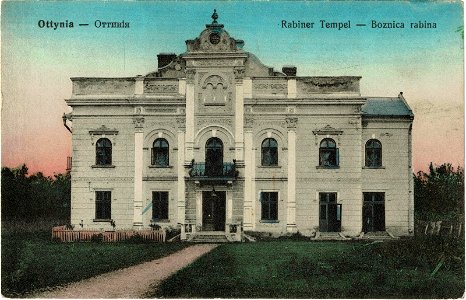Ottynia. Rabiner Tempel - Bożnica rabina