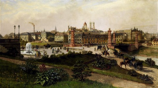Otto von Ruppert Blick über München 1889