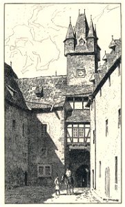 Otto Ubbelohde Marburg Im Schloß zu Spangenberg