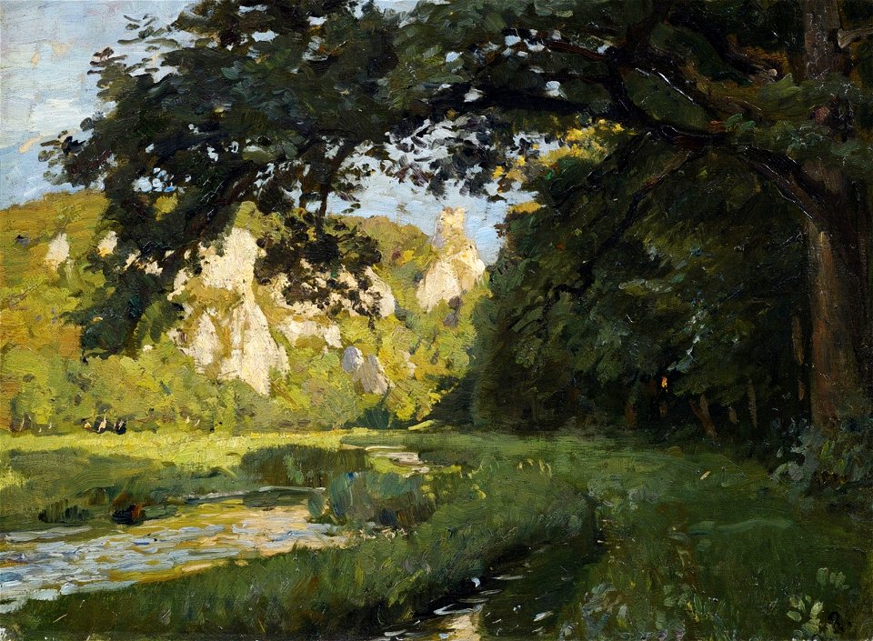Otto Reiniger Sommerliche Landschaft