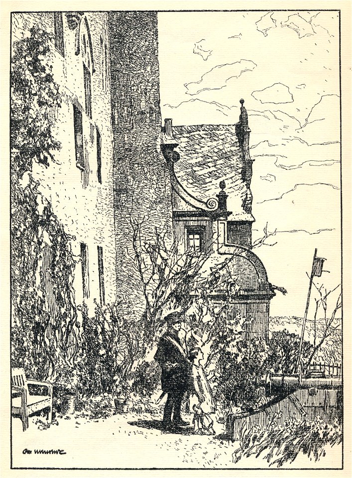 Otto Ubbelohde Marburg Im Schloßgärtchen